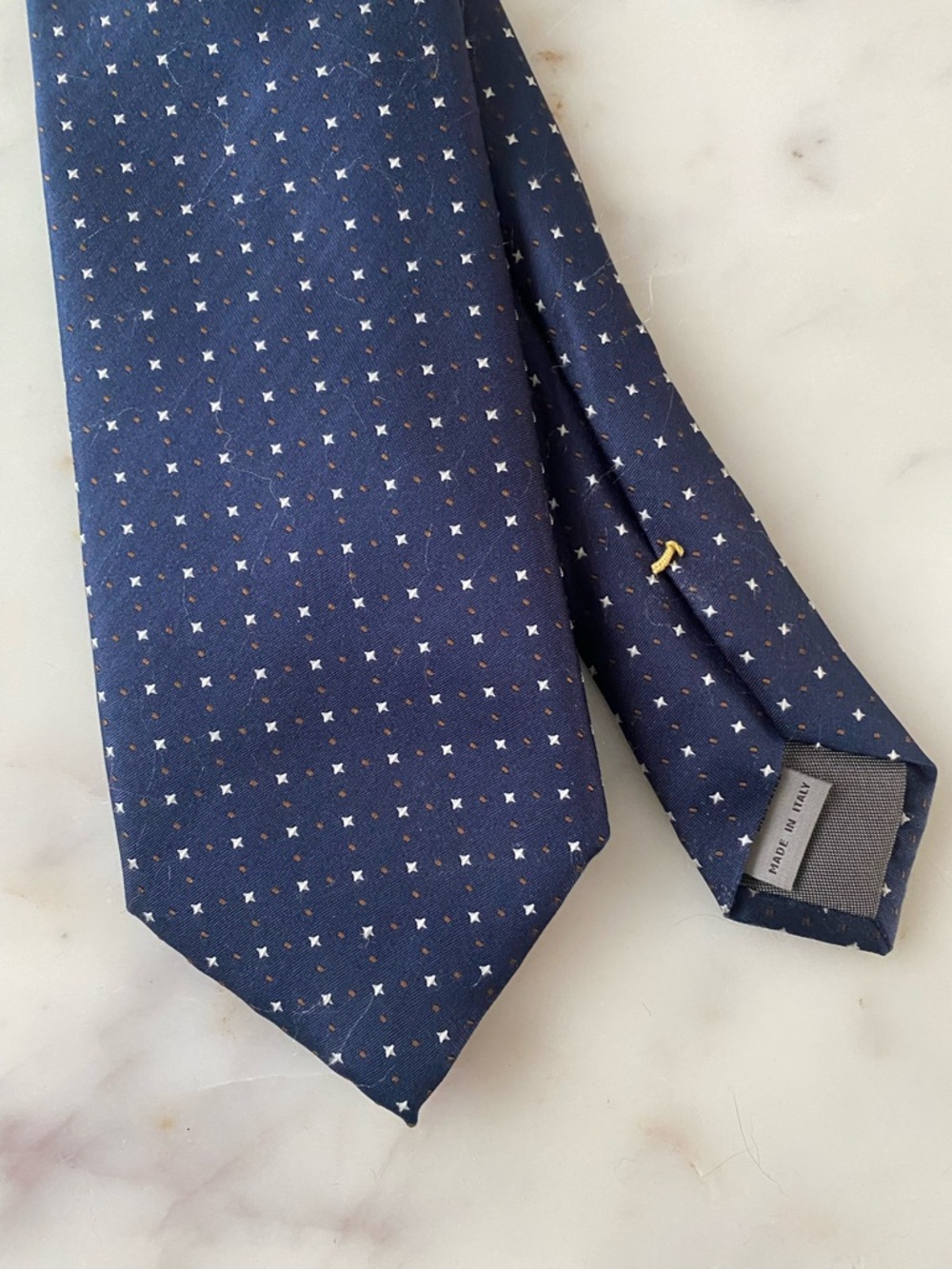 Canali 1934 Classic Navy Silk Tie